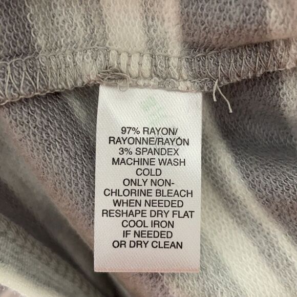 Lou & Grey Cowl Neck Short Sleeve Striped Sweater. Size Medium. New with… - Picture 10 of 11